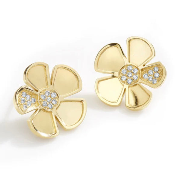ALESSIA LARGE EARRINGS - 18K YELLOW GOLD