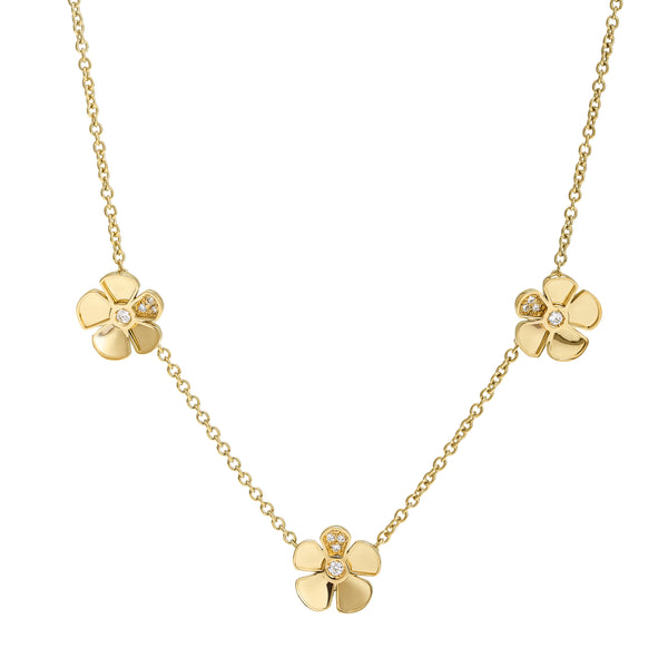 ALESSIA SMALL CLASSIC CHAIN NECKLACE - 18K YELLOW GOLD