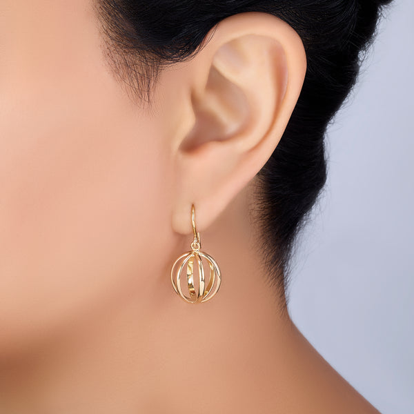 PRISMA GOLD CAGE 14MM EARRINGS - 18K YELLOW GOLD (Copy)