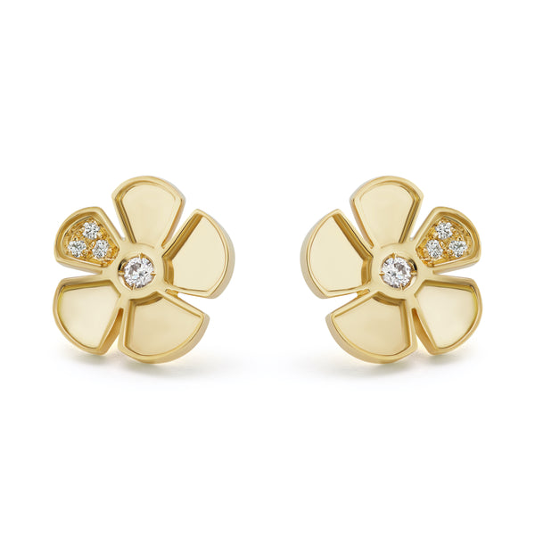 ALESSIA SMALL EARRINGS - 18K YELLOW GOLD