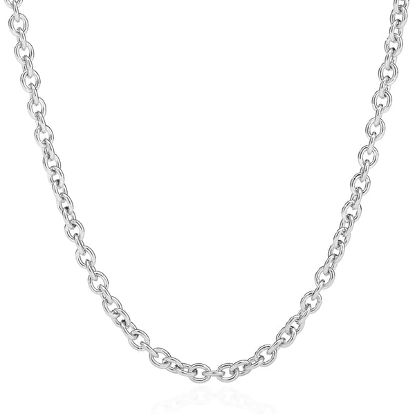 LUXE CHAIN 16" - 18" - 18K WHITE GOLD