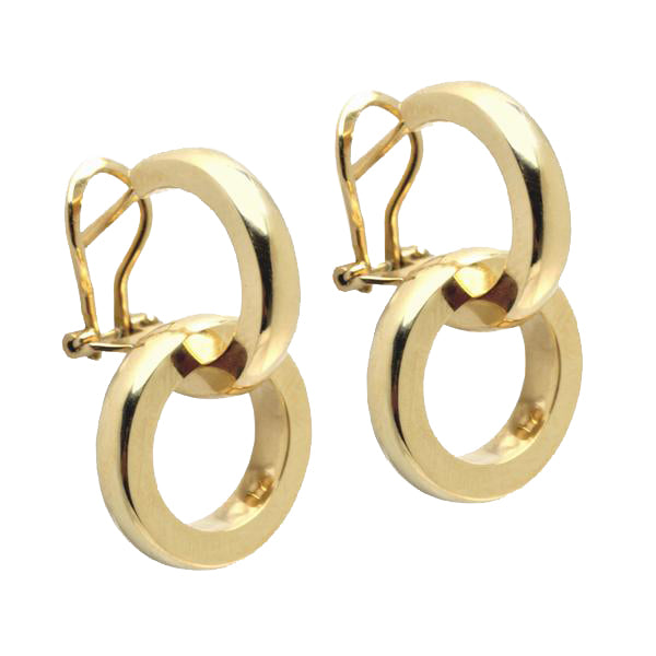 DUETTO EARRINGS - 18K YELLOW GOLD
